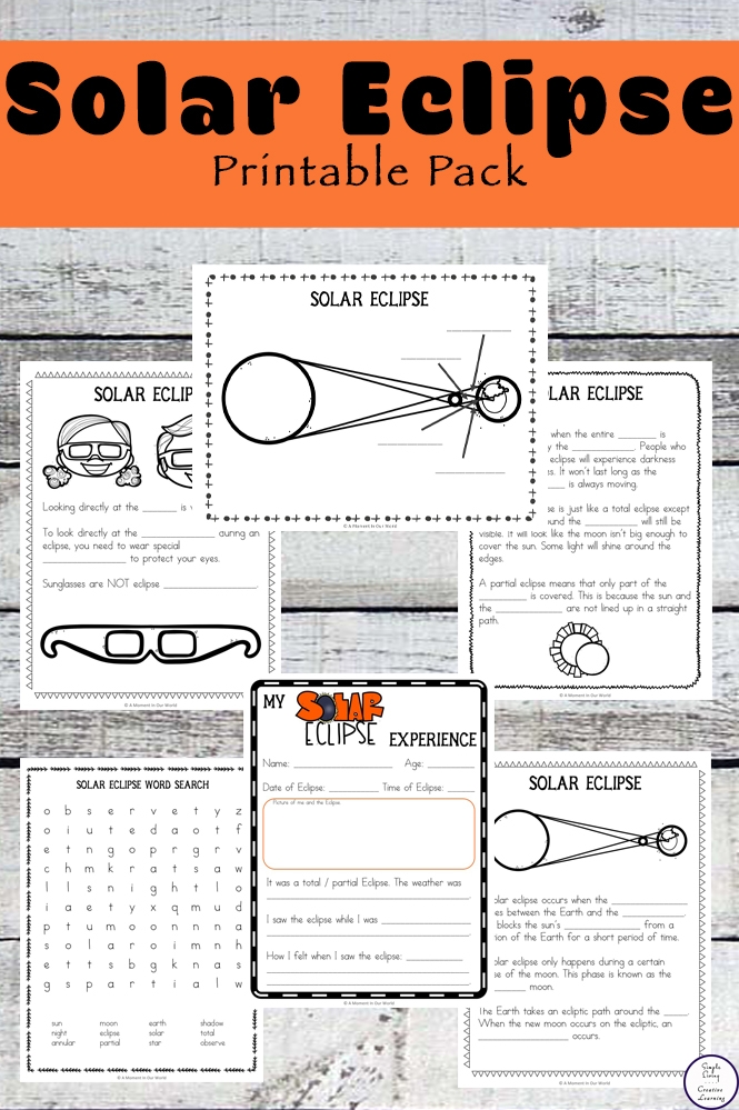 eclipse crafts for preschoolers printable