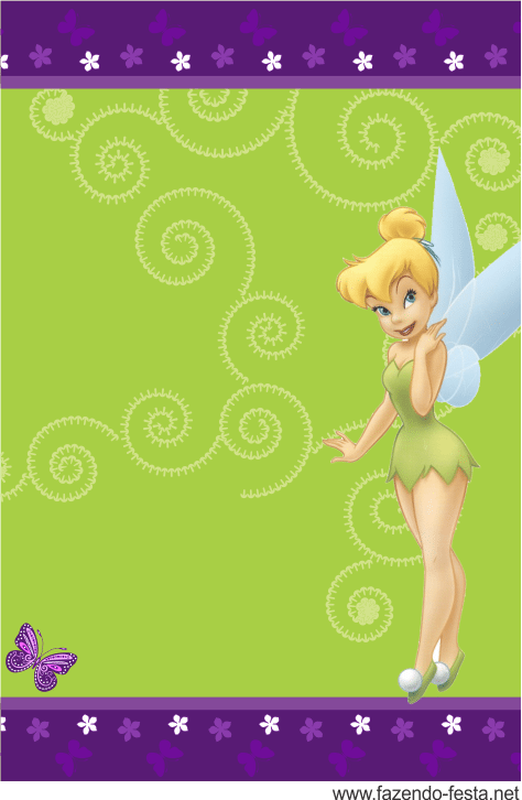 Free Tinkerbell Template Invitation