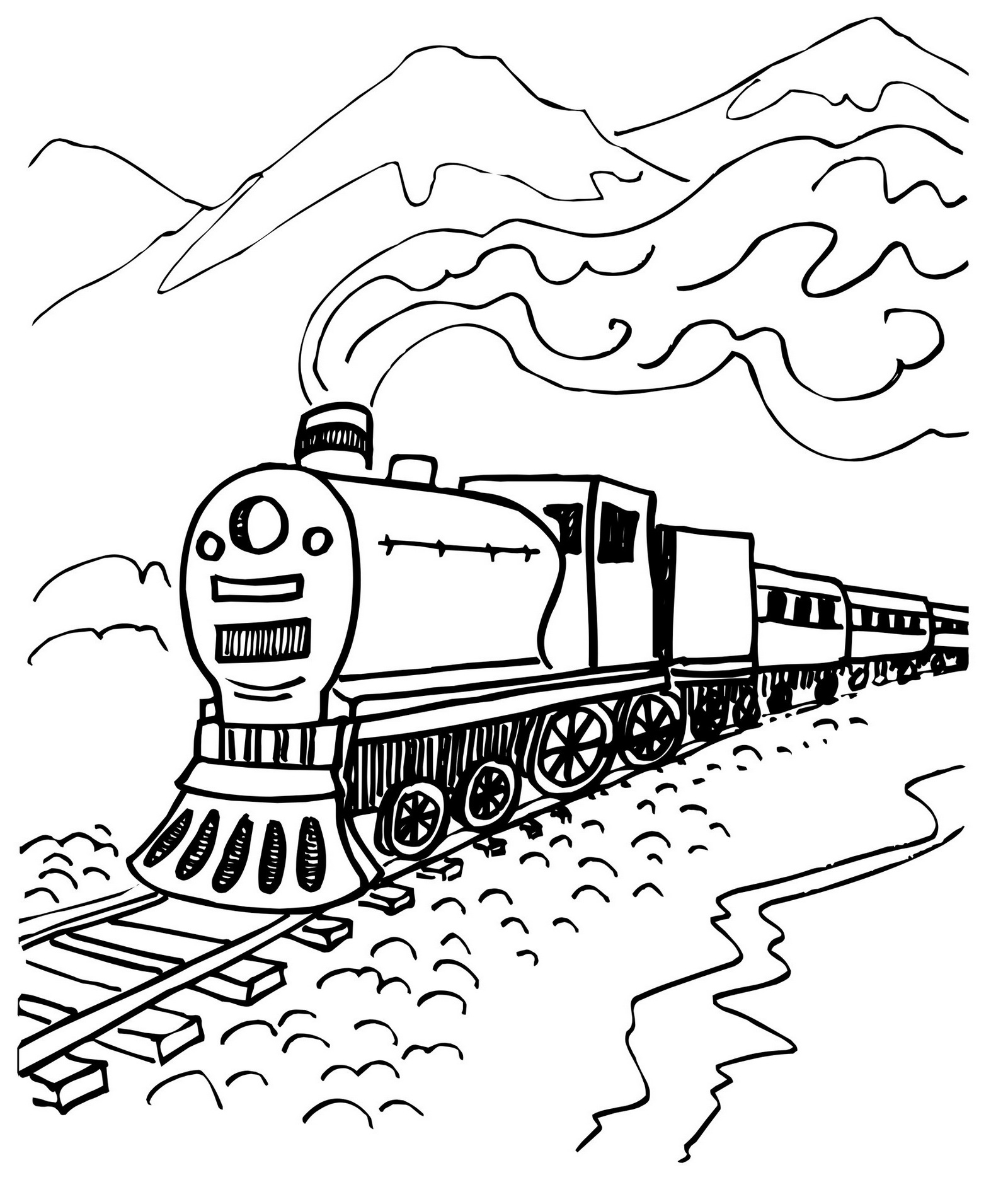 printable train pictures for kids