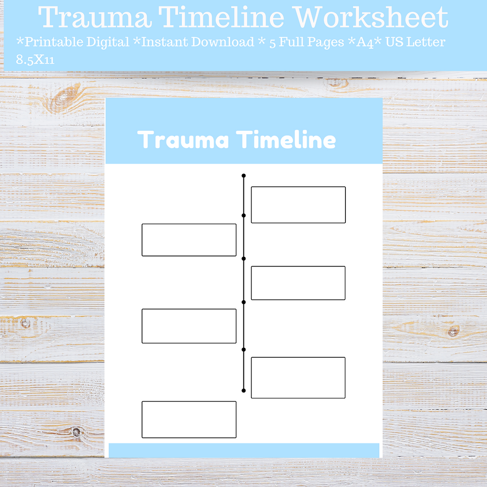 Free Trauma Worksheets For Adults Healing Resources For Mental Well being