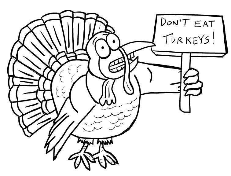 Free Turkey Coloring Pages Dont Eat Turkeys Free Printable Coloring Pages
