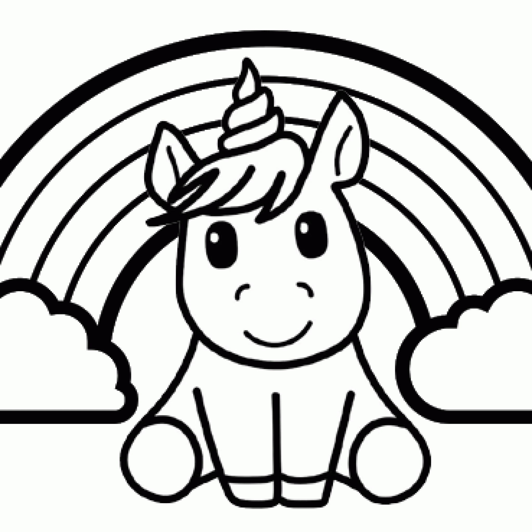 free printable coloring page unicorn