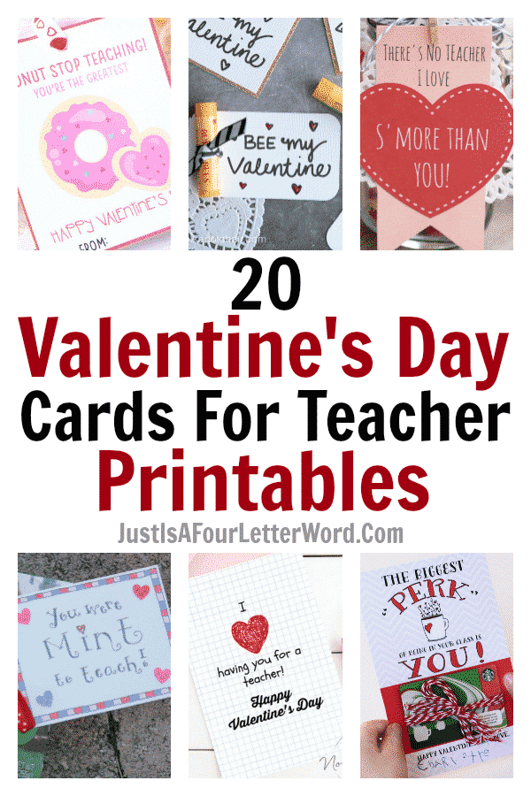 printable valentines cards for students from teacher