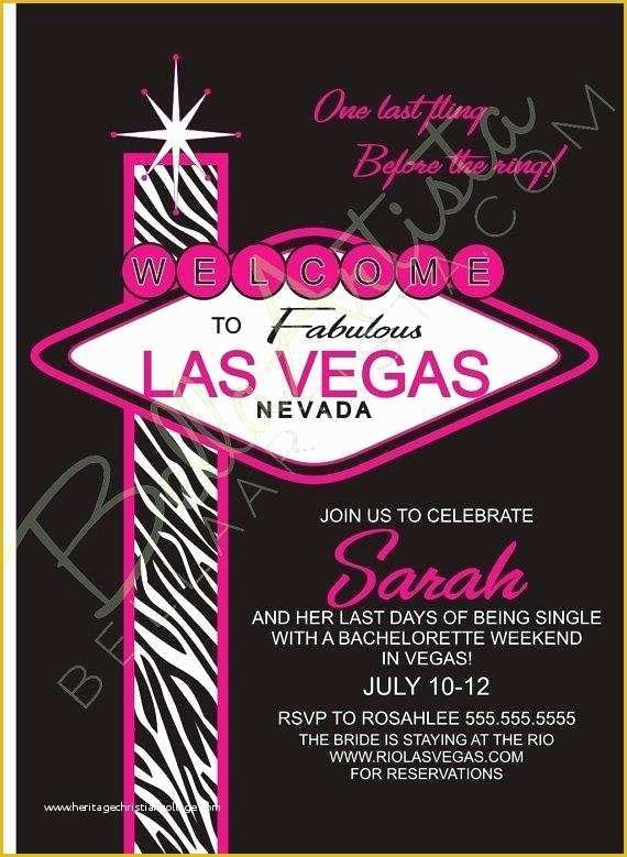 free las vegas invitation templates