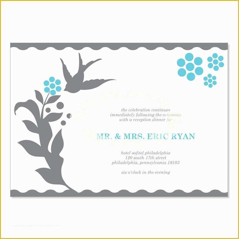 Free Wedding Reception Templates Of Printable Reception Cards Wedding 