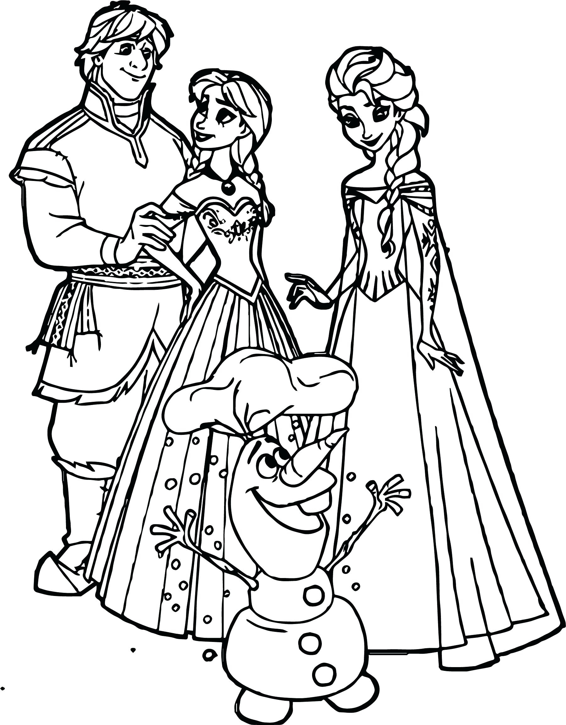 Frozen Coloring Pages