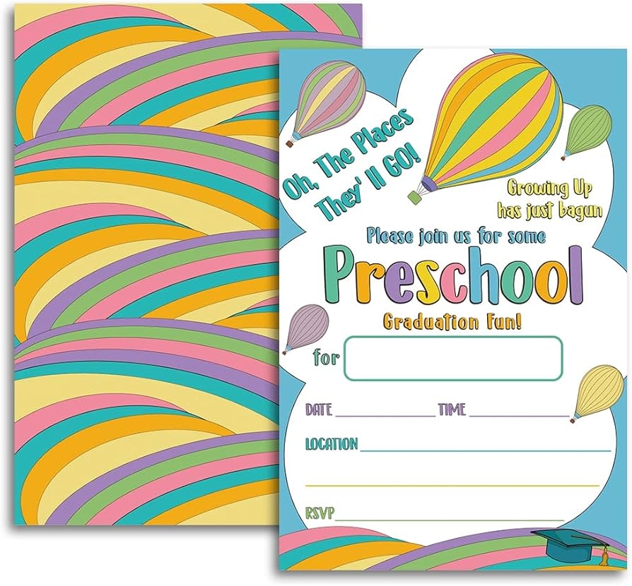FujLoy 20 Cards With Envelopes Graduation Party Invitations 2024 