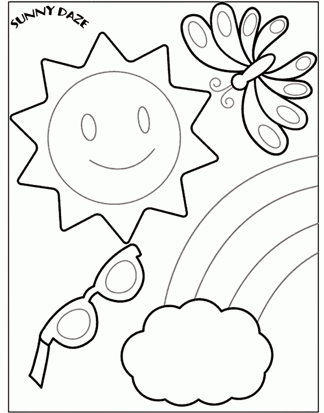 easy printable coloring pages for kids pdf