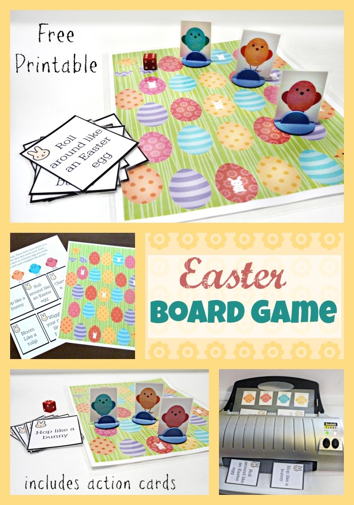 Fun Printable Easter Board Game More Excellent Me