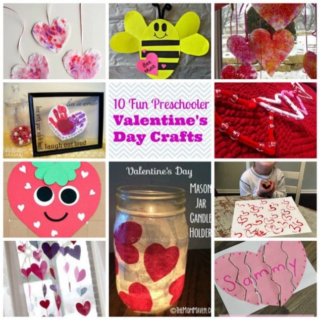printable valentine's day crafts for preschoolers
