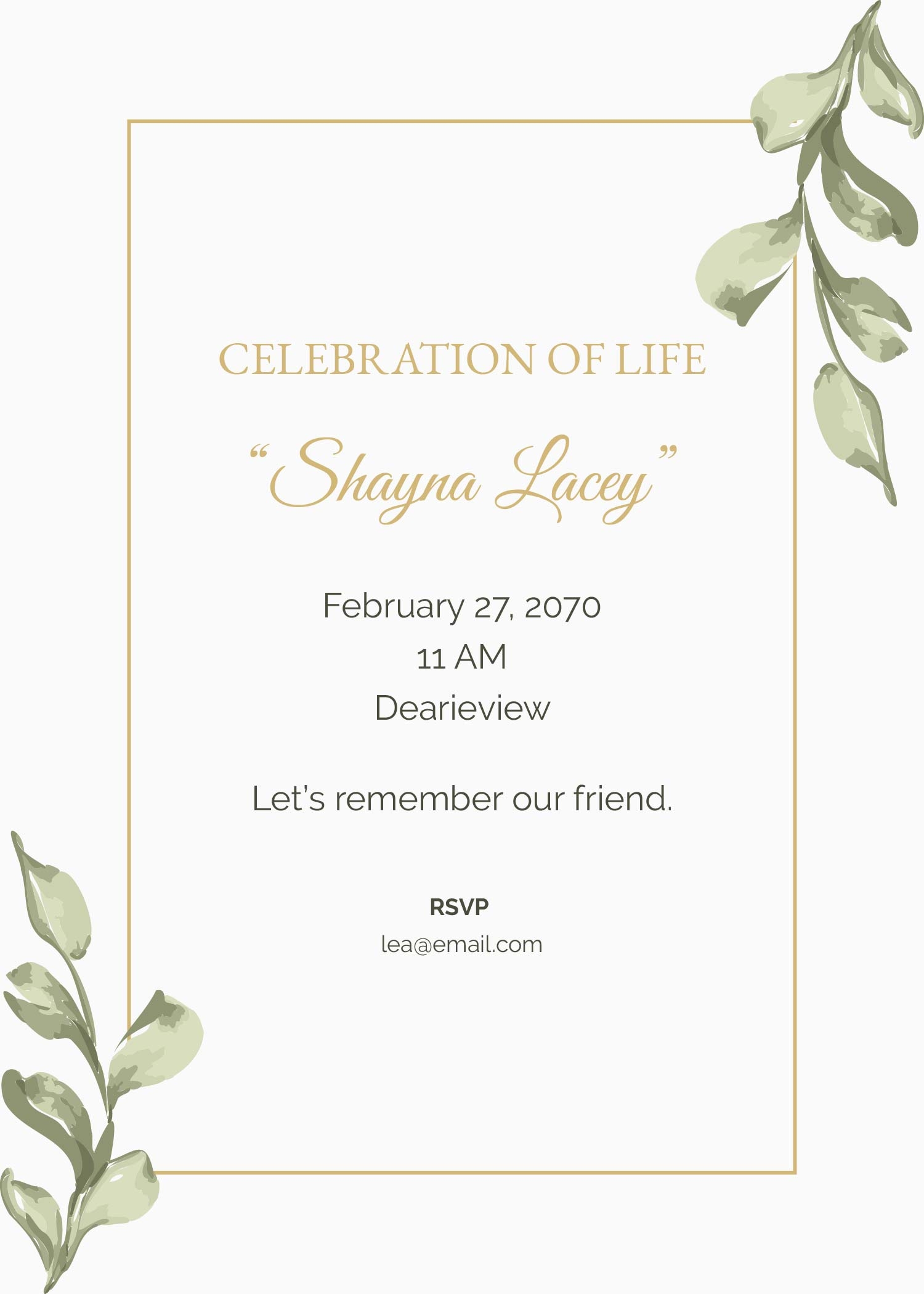 free celebration invitation template