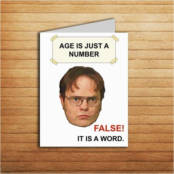 Funny Office Birthday Cards The Office Tv Show Birthday Card Printable 