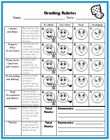Game Board Rules Template