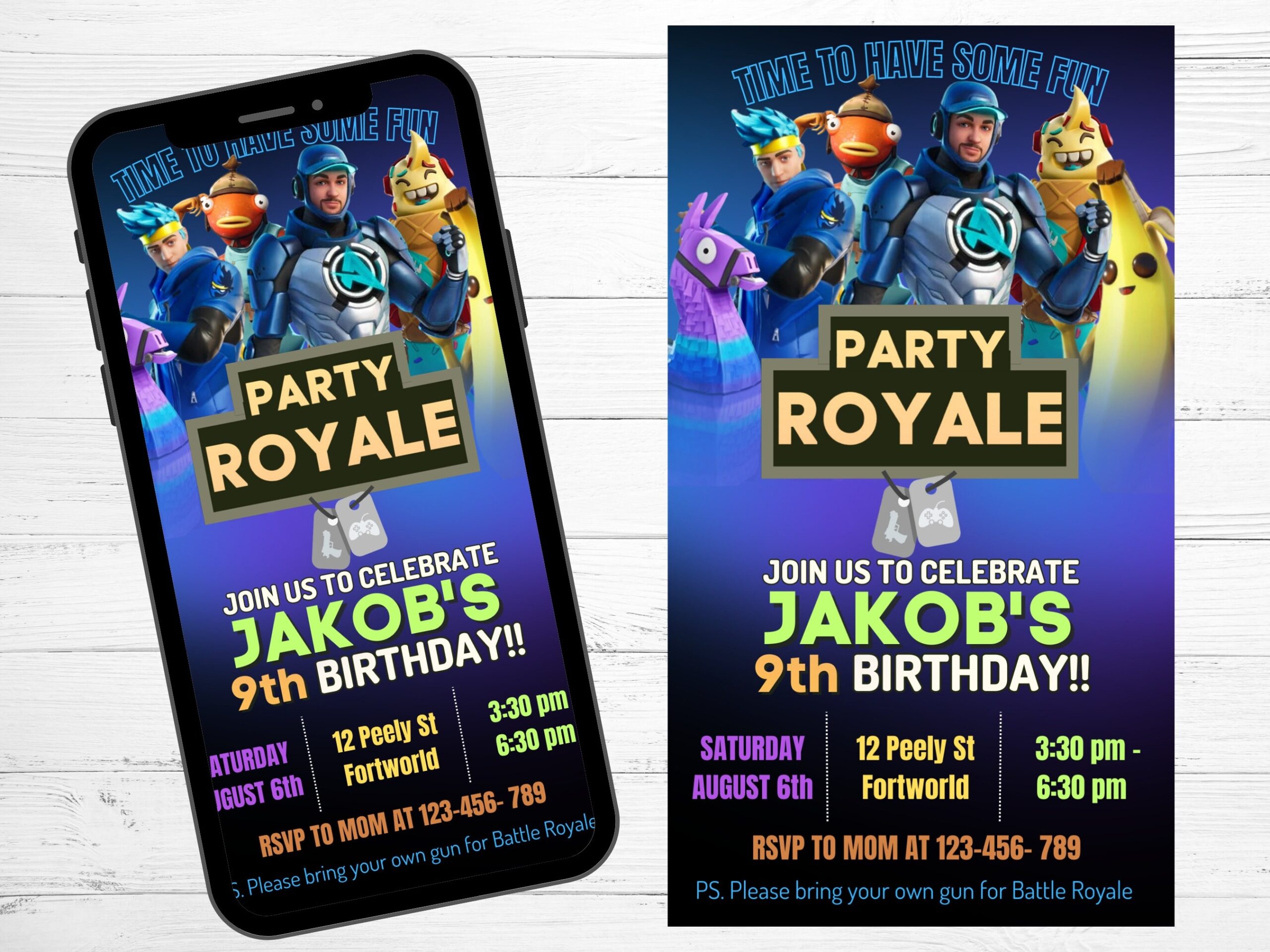 Gaming Birthday Invitation Gaming Invitation Birthday Invite For Boys 