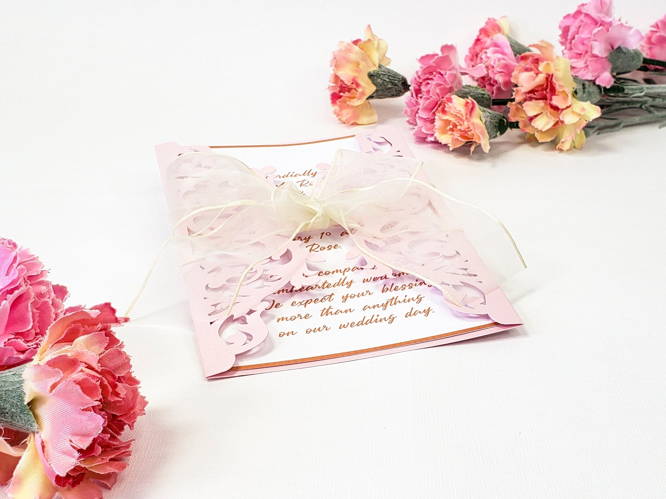 Gate fold Invitation Template Instant Download SVG DXF Etsy