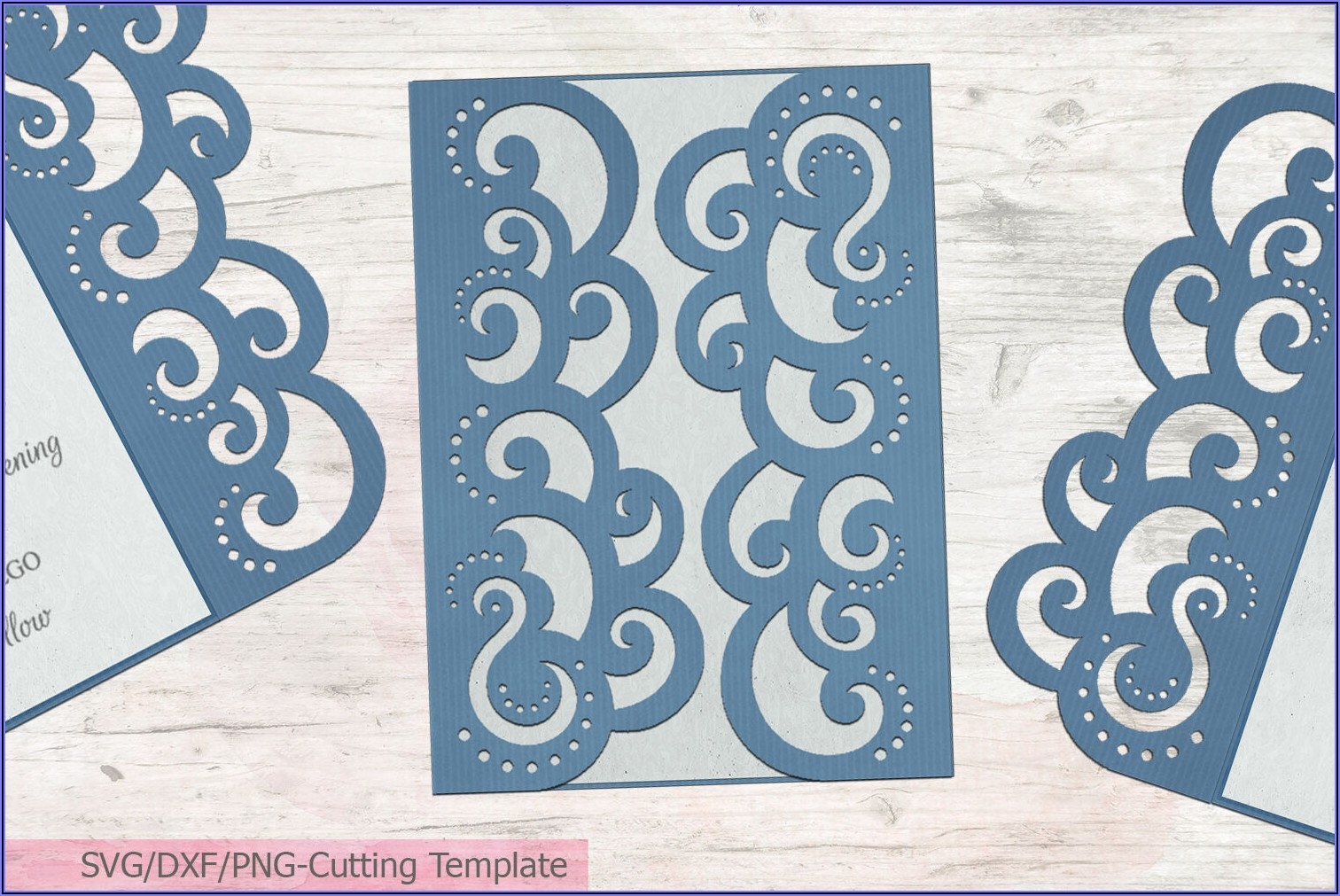 free gate fold invitation template