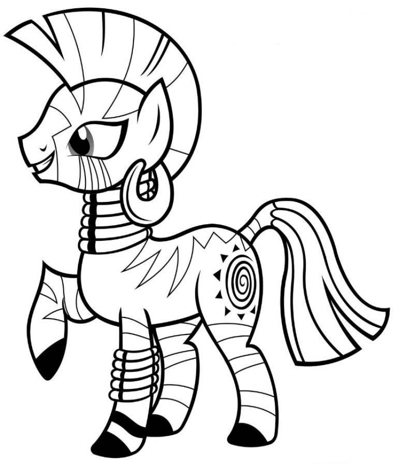 Get This Free Preschool My Little Pony Friendship Is Magic Coloring 