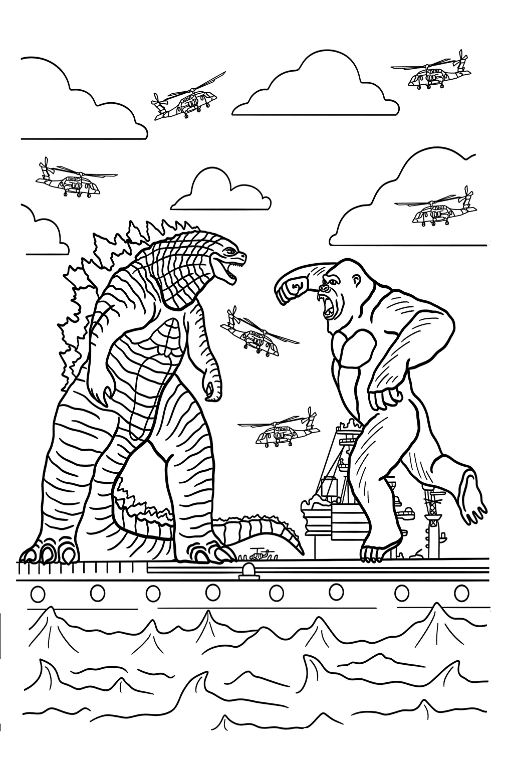 Coloring Pages Of King Kong