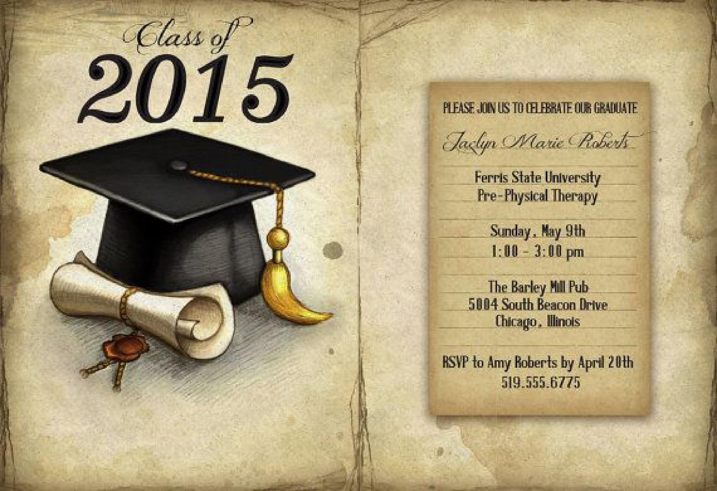 Grad Invite Templates