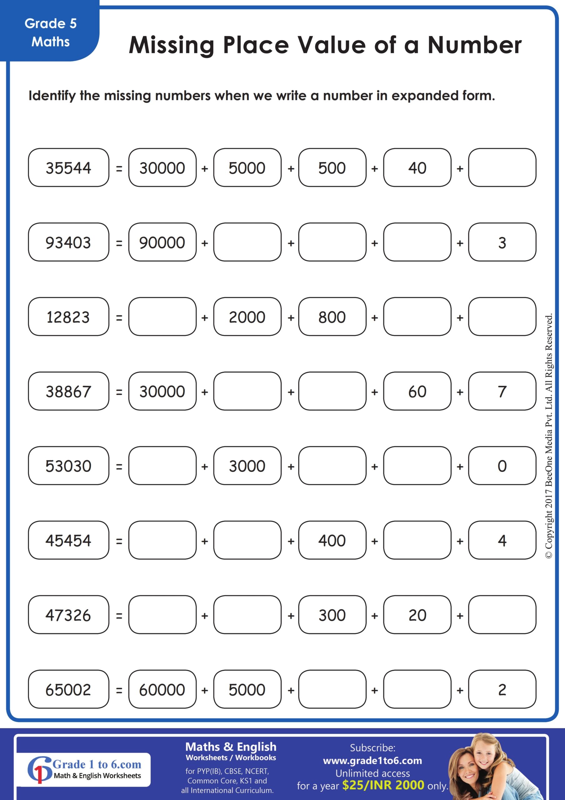 Grade 2 Place Value And Rounding Worksheets Free Printable