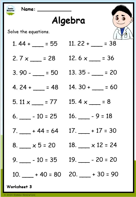 Grade 3 Multiplication Worksheets Free Printables Math Worksheets 