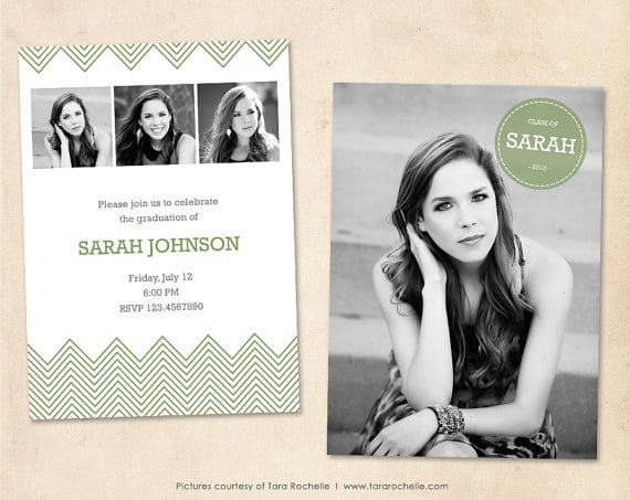 Graduation Invitation Insert Template