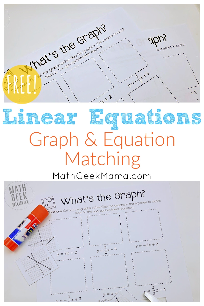graphing linear equations worksheets