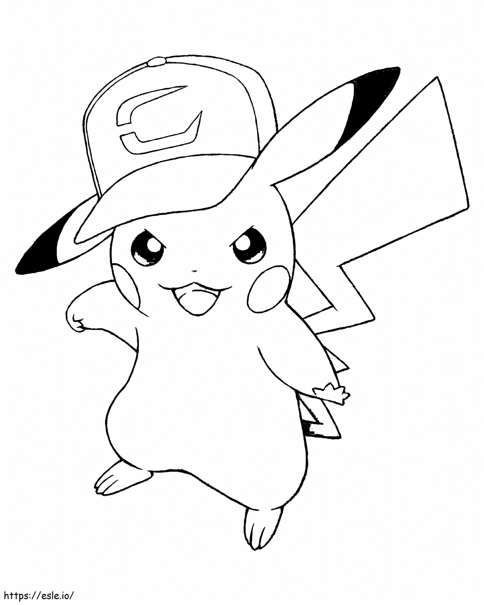 Coloring Page Of Pikachu