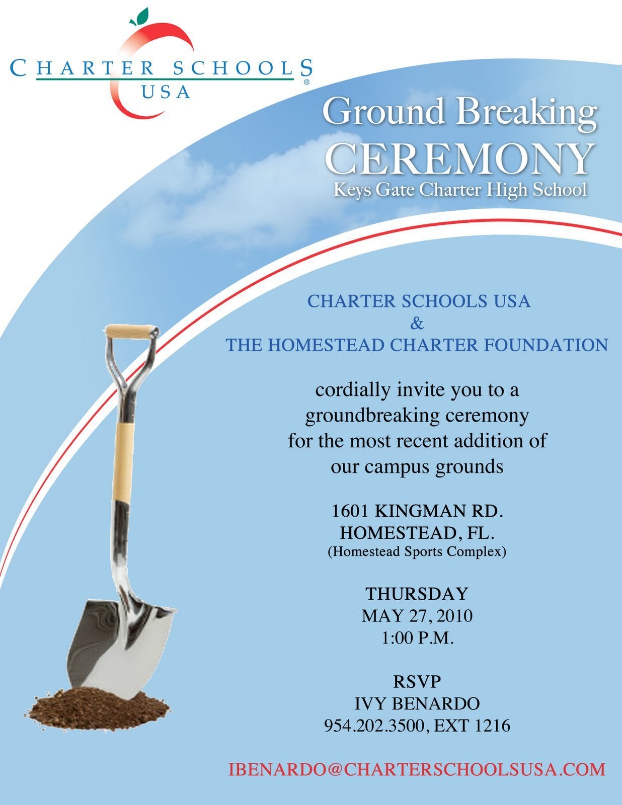 Groundbreaking Event Invitation