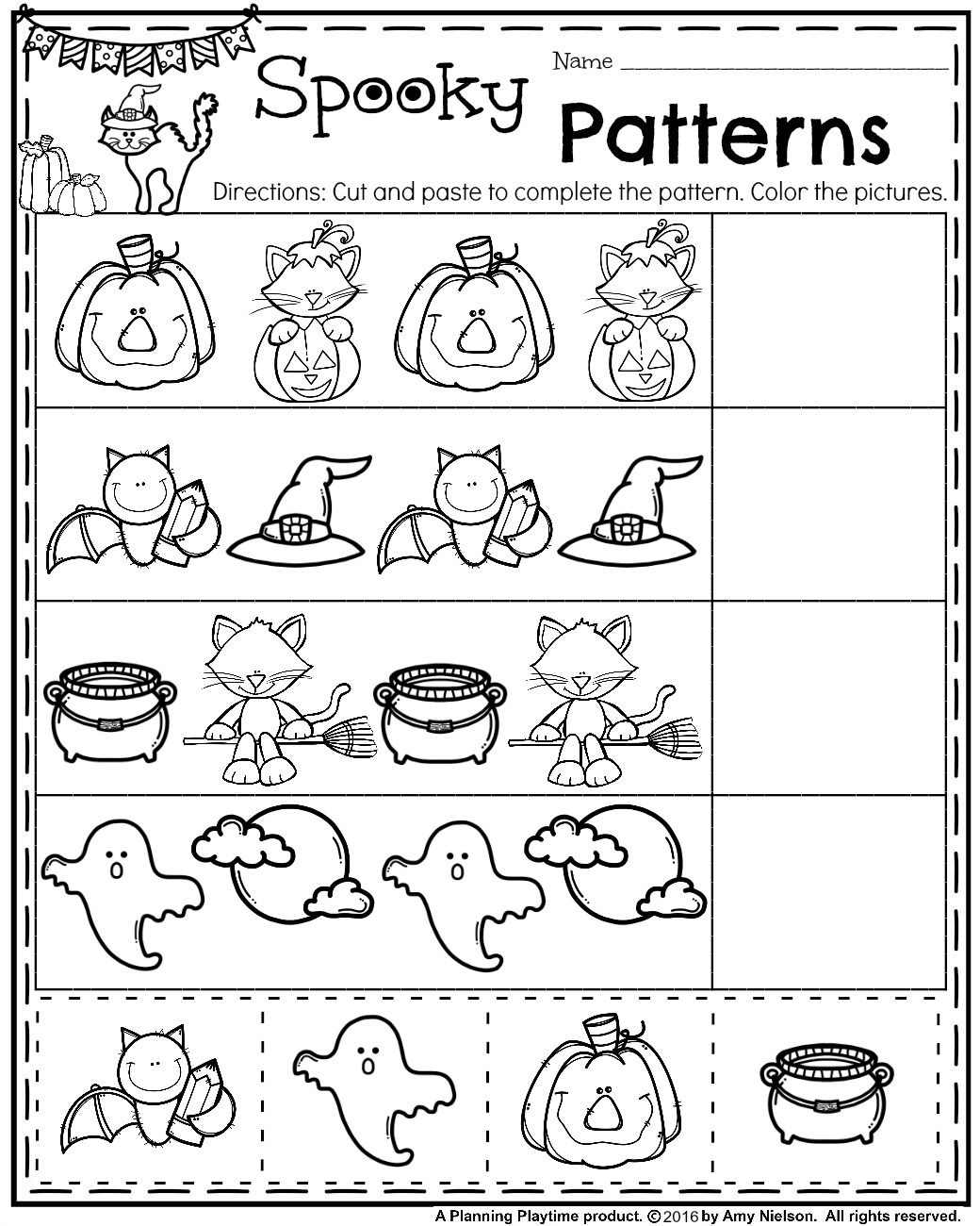 halloween activities worksheets