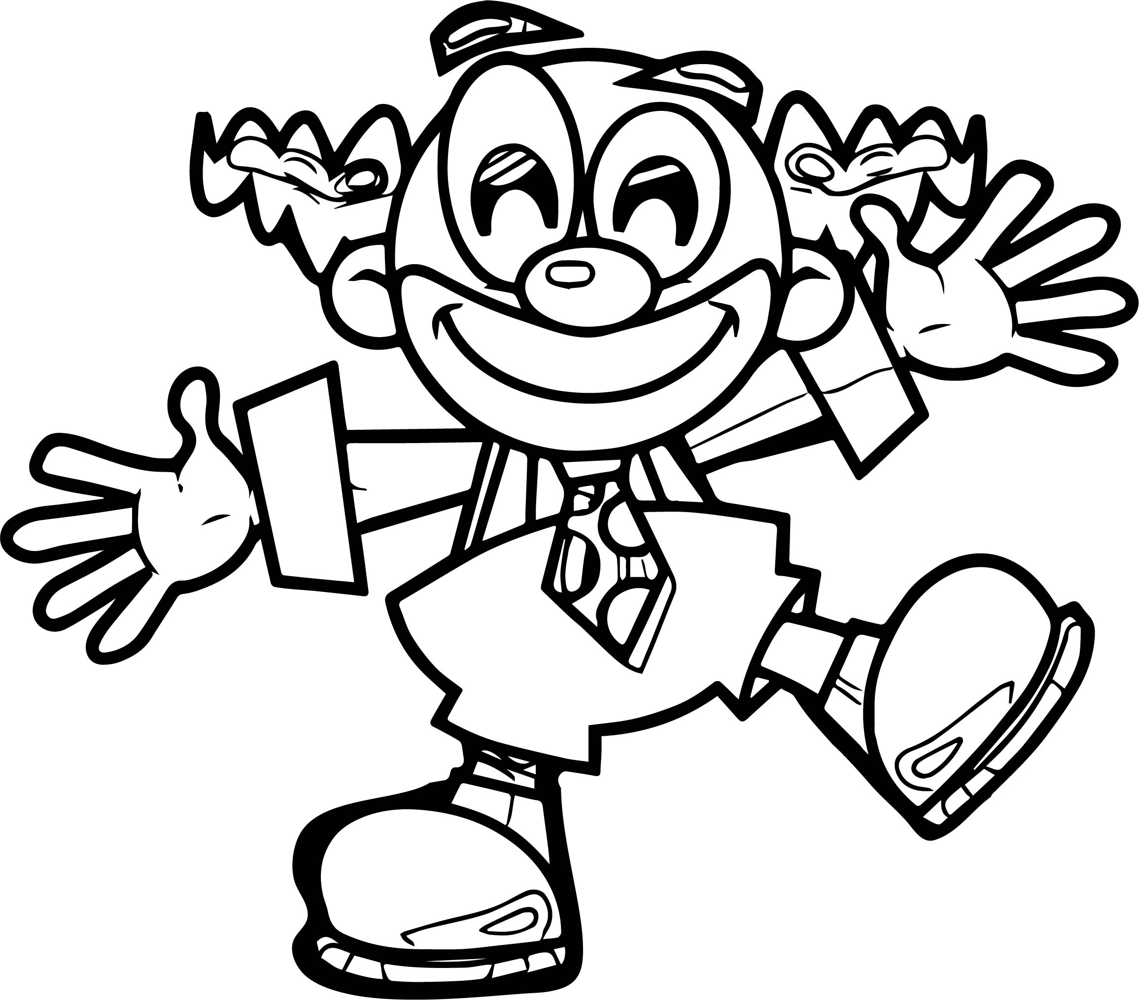 Clown Coloring Page