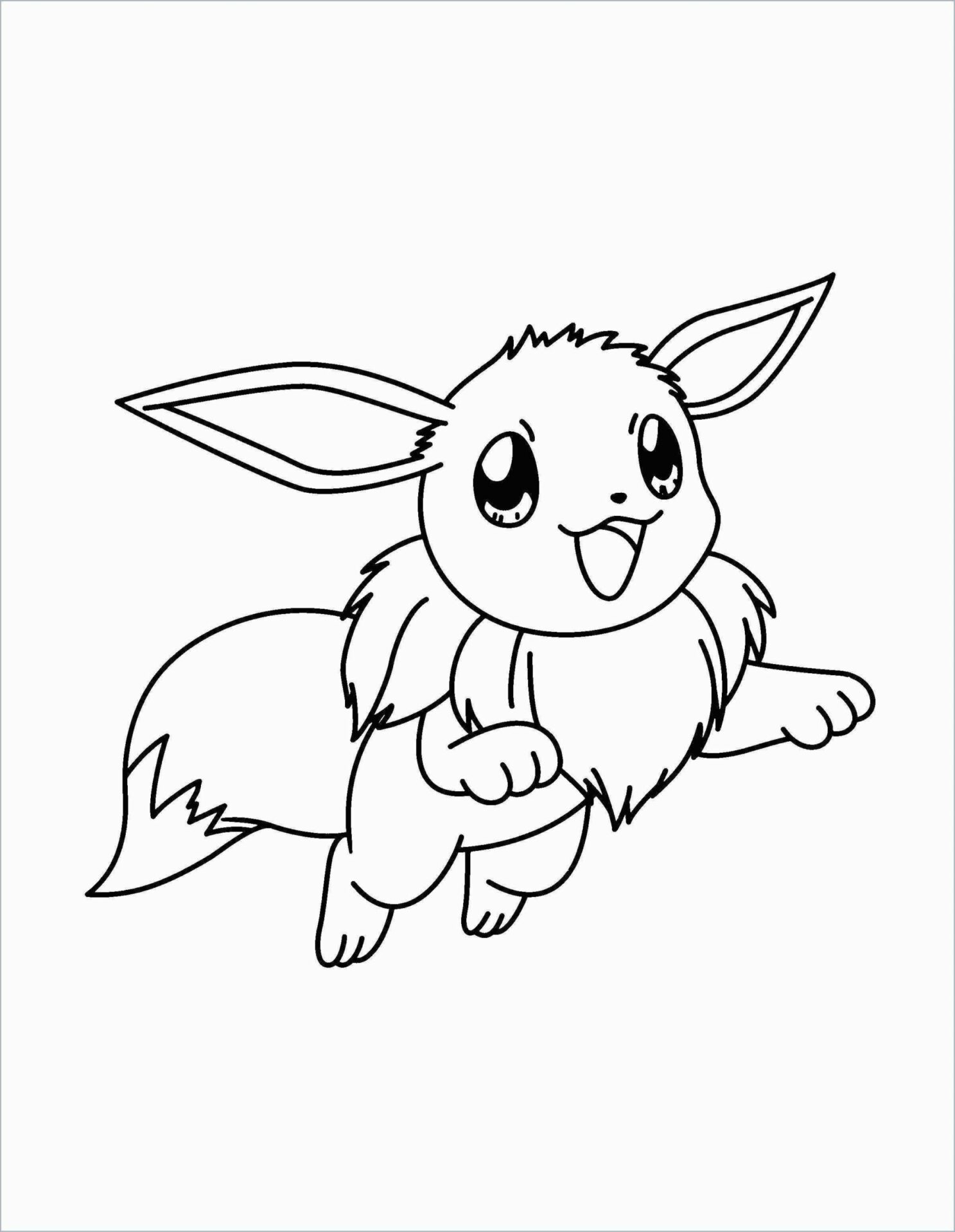 Coloring Pages Of Eevee