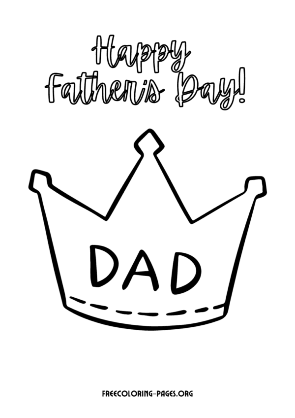 Happy Father 39 s Day Free Coloring Pages For Kids And Adults Free 