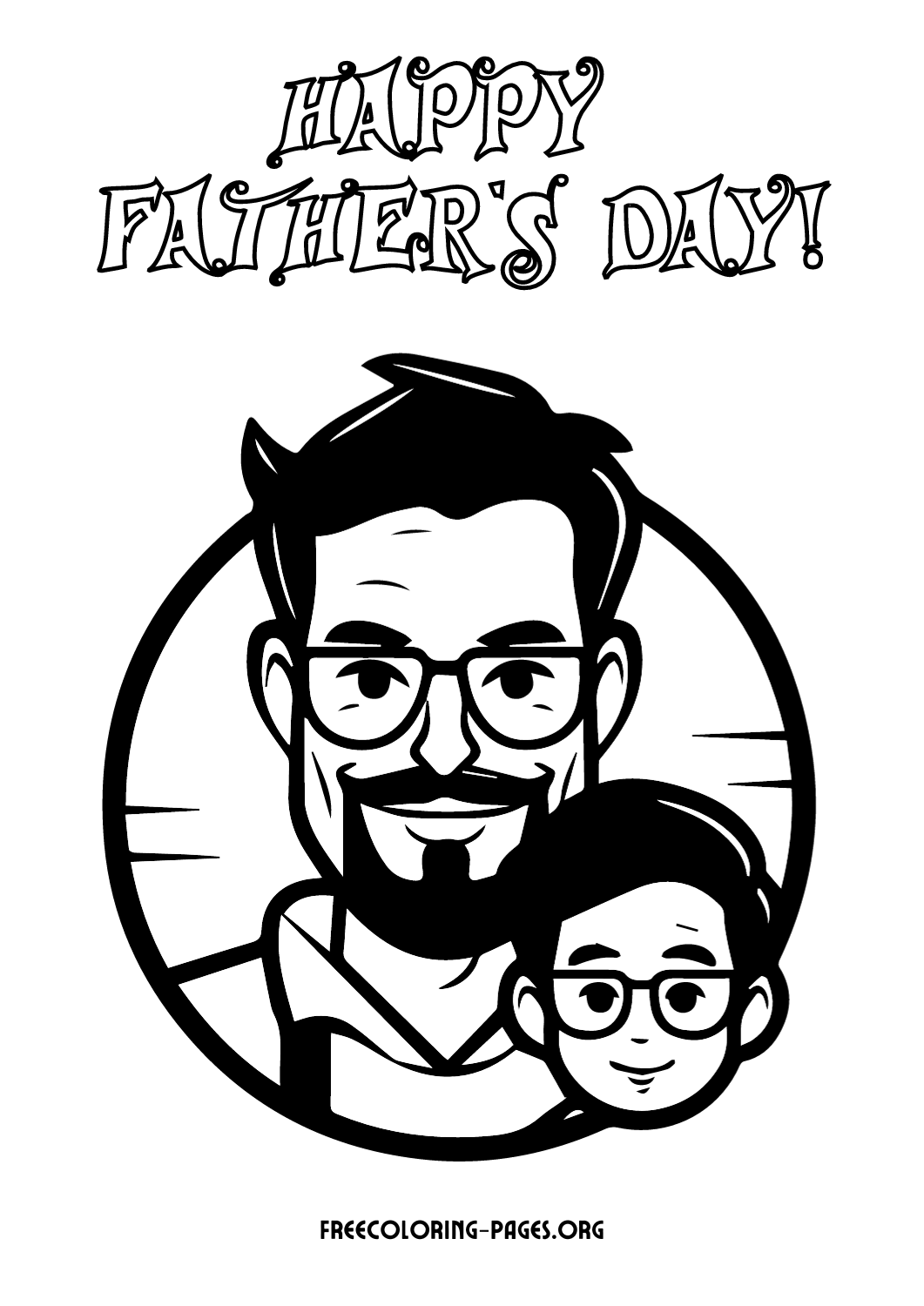 Happy Father 39 s Day Free Coloring Pages For Kids And Adults Free 