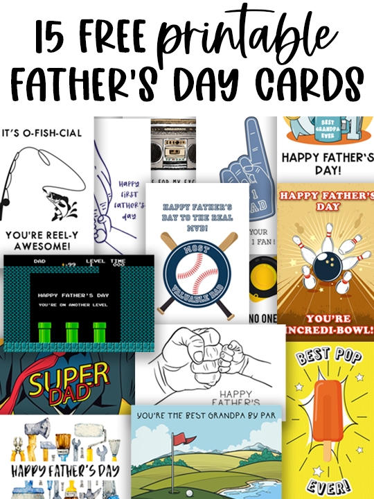 printable fathers day card
