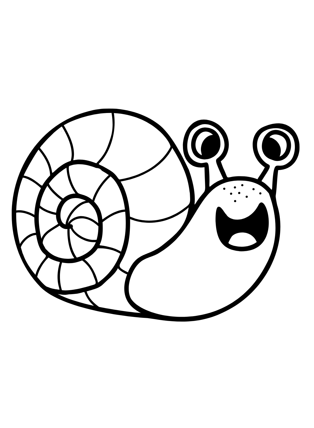 Snail Coloring Page
