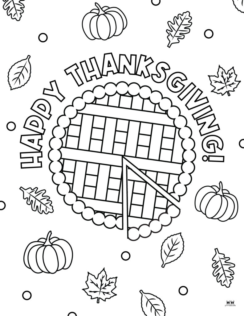 free printable thanksgiving coloring pages for kids pdf