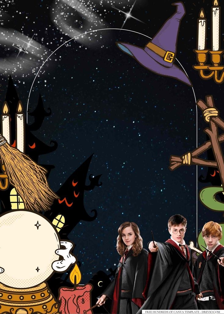 free harry potter birthday invitation templates