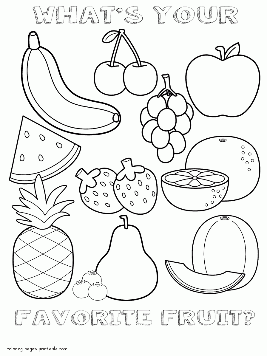 Healthy Food Printables