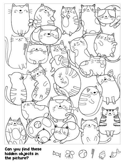 Hidden Object Coloring Pages Printable Infoupdate
