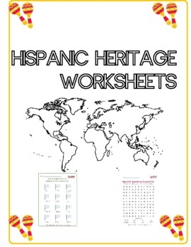 hispanic heritage month worksheets