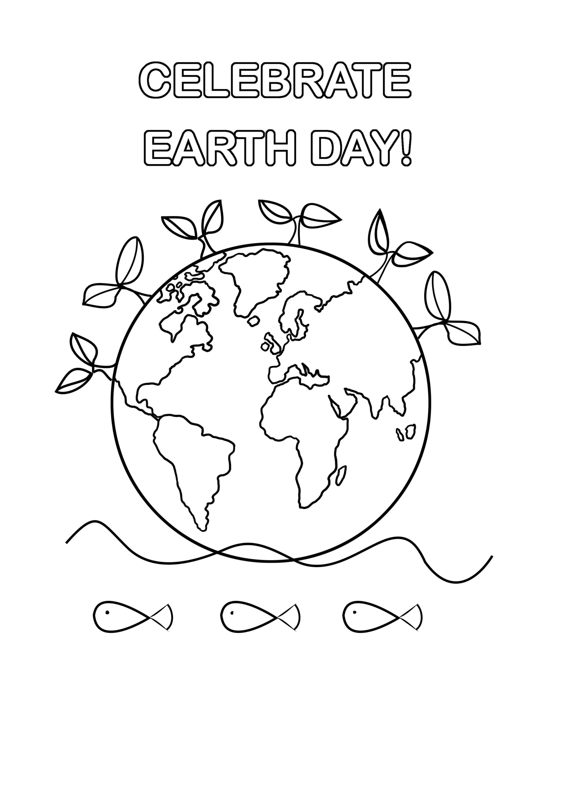 Holidays Earth Day Coloring Pages Free Coloring Pages