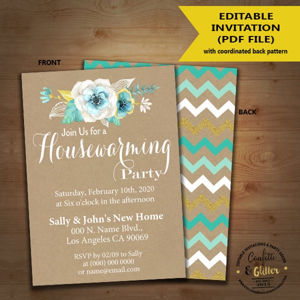 free housewarming invitation template india