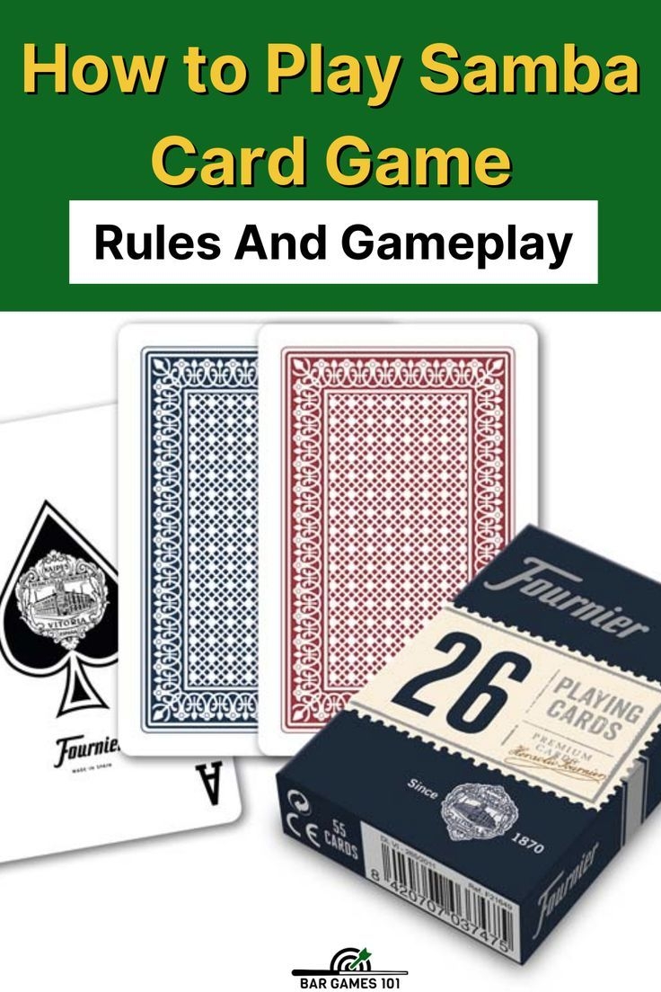 How To Play Samba Card Game Rules And Gameplay Bar Games 101 Card 