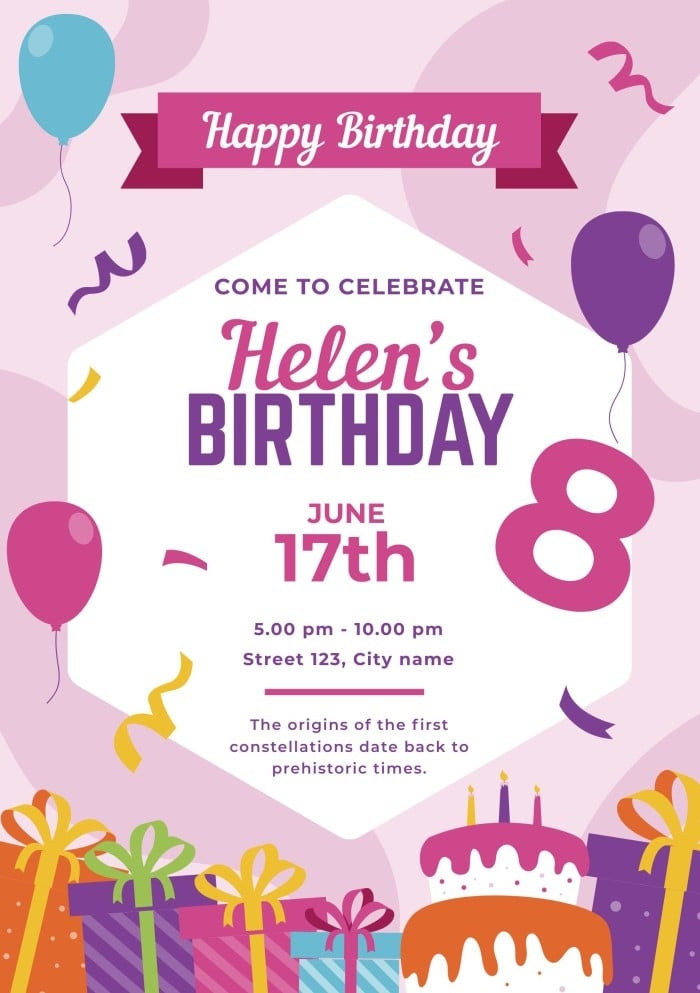 How To Write A Formal Birthday Invitation Letter Infoupdate