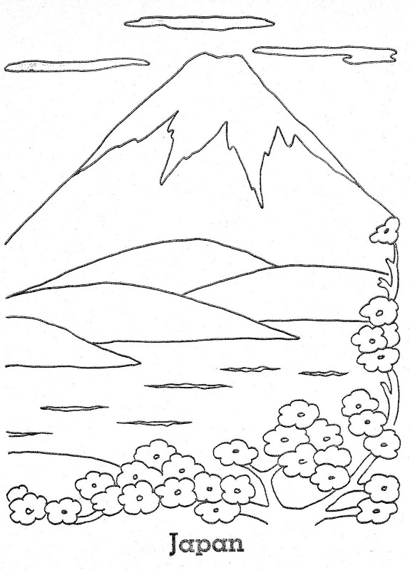 Huge Mountain Coloring Page Free Printable Coloring Pages For Kids