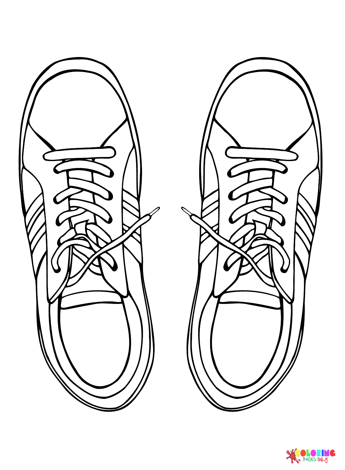 Images Sneaker Coloring Page Free Printable Coloring Pages