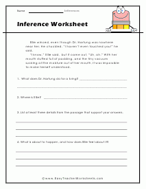 Inferences Worksheets Reading Activities Worksheets Library