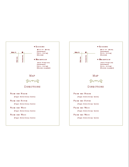 free invitation insert template