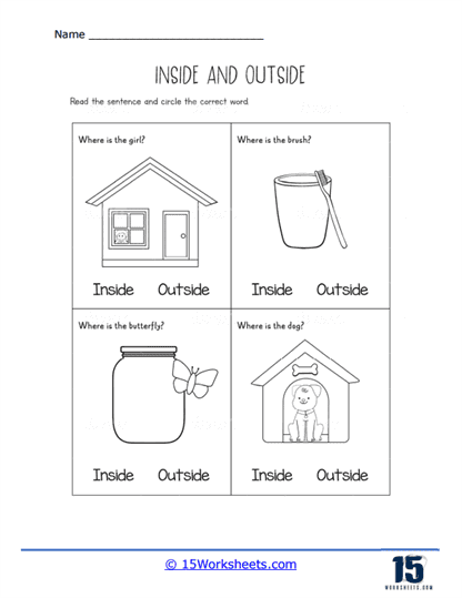 Inside Or Out Worksheets 15 Worksheets Worksheets Library